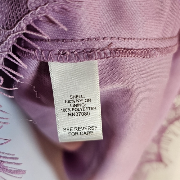 2/$20 Cato XL Lavender Lace Top - Picture 4 of 9